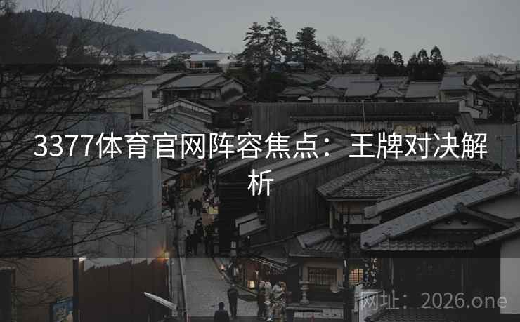 3377体育官网阵容焦点：王牌对决解析  第2张