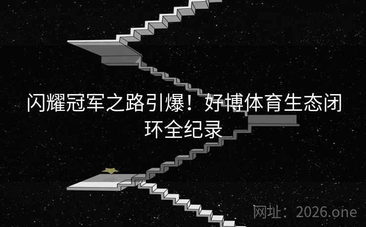 闪耀冠军之路引爆！好博体育生态闭环全纪录  第2张