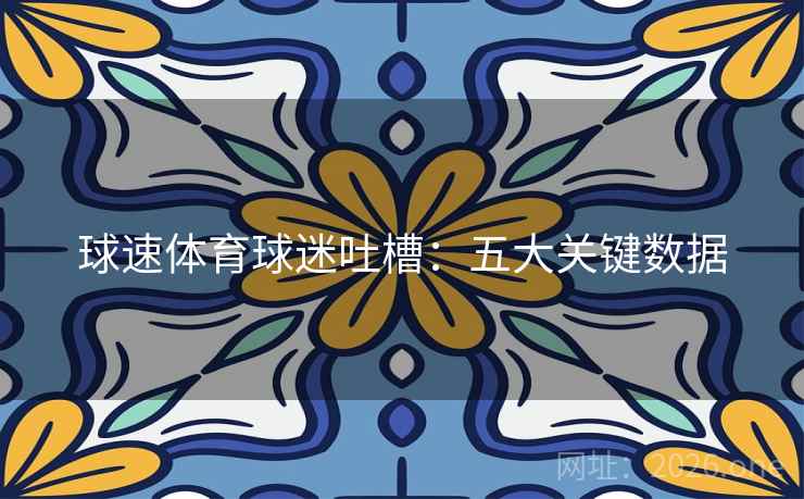 球速体育球迷吐槽：五大关键数据  第2张