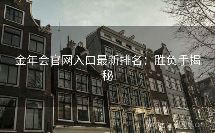 金年会官网入口最新排名：胜负手揭秘