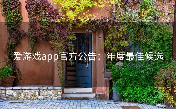 爱游戏app官方公告：年度最佳候选